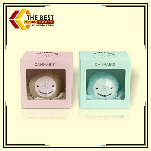 CBD bath bomb boxes and Packaging